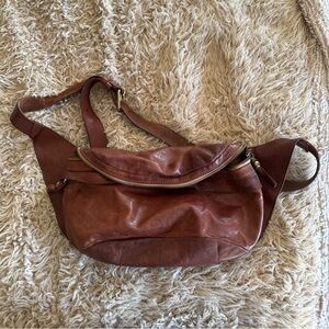 Campomaggi Brown Leather Crossbody Bag